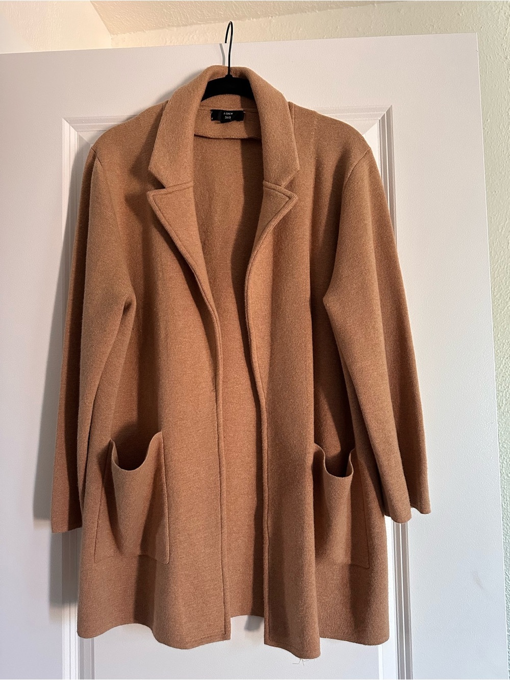 J. Crew 365 Camel/Tan Knit Cardigan